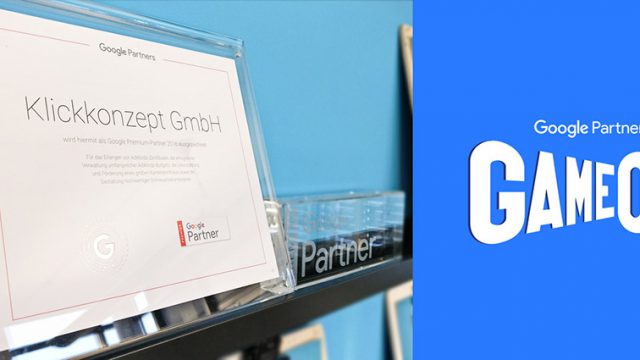 Google Partner Klickkonzept nimmt an den Game On Masters 2017 in Hamburg teil.