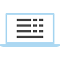 Eine Laptop auf dem eine Website mit einer großen Menge an Text geöffnet ist.