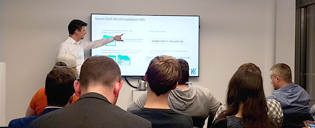Online marketing treffen