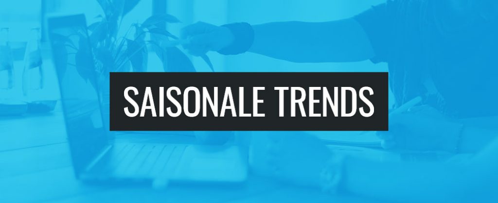 Saisonale Trends bei Klickkonzept.