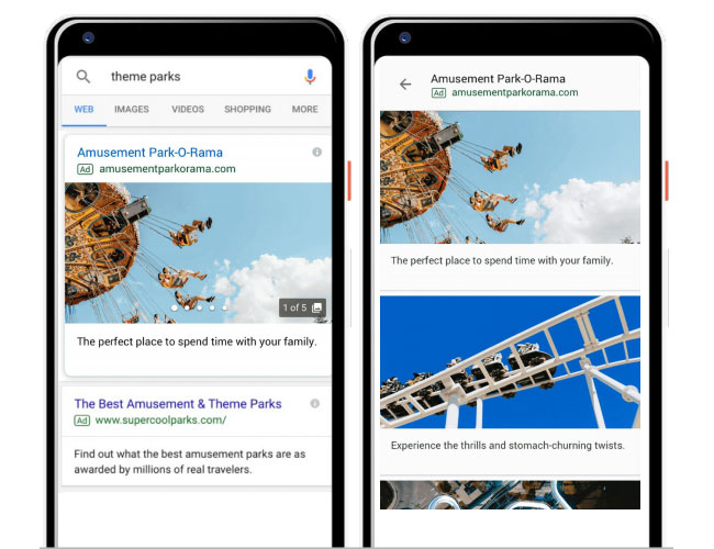 Das neue Werbeformat von Google: Gallery Ads