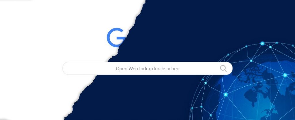 Open Web Index: So könnte die Oberfläche aussehen.