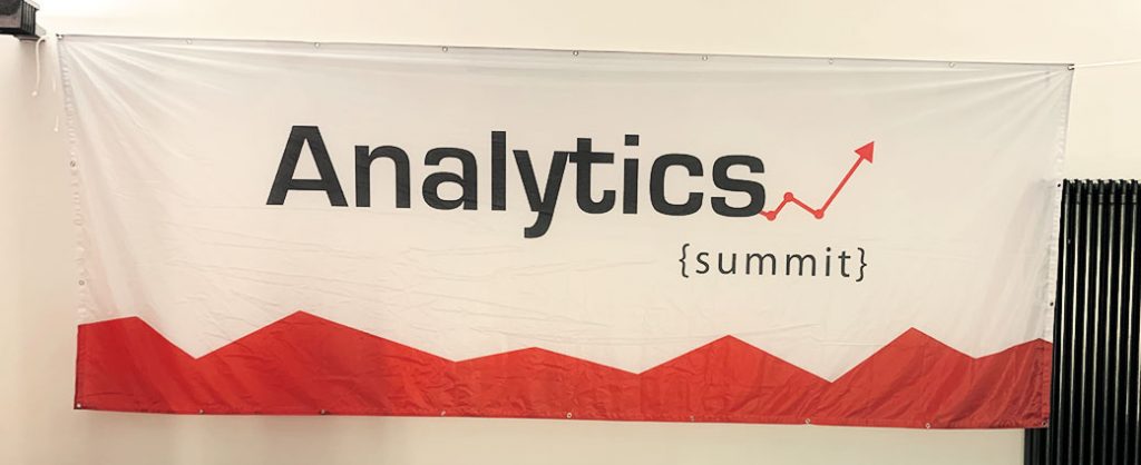 Klickkonzept bei dem Analytics Summit 2019.