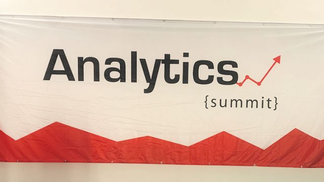 Klickkonzept bei dem Analytics Summit 2019.