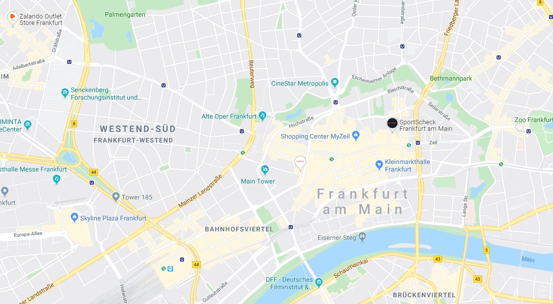 Beispiel Lokaler Kampagnen auf Google Maps