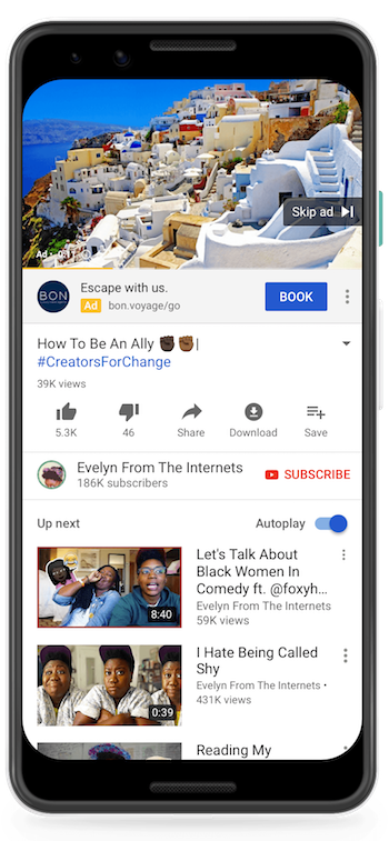YouTube Call-to-Action Overlay