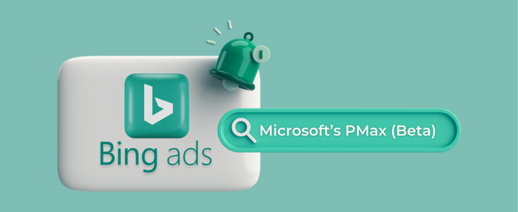 Headergrafik zum Blogbeitrag der Microsoft PMax Beta