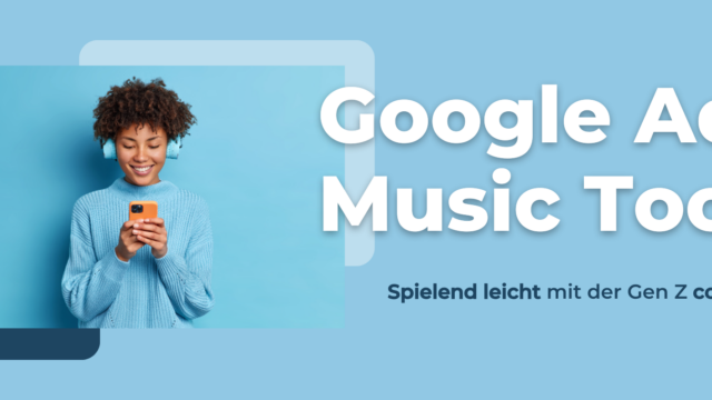 Headergrafik des Blogbeitrags zum Google Ads Music Lineup Tool